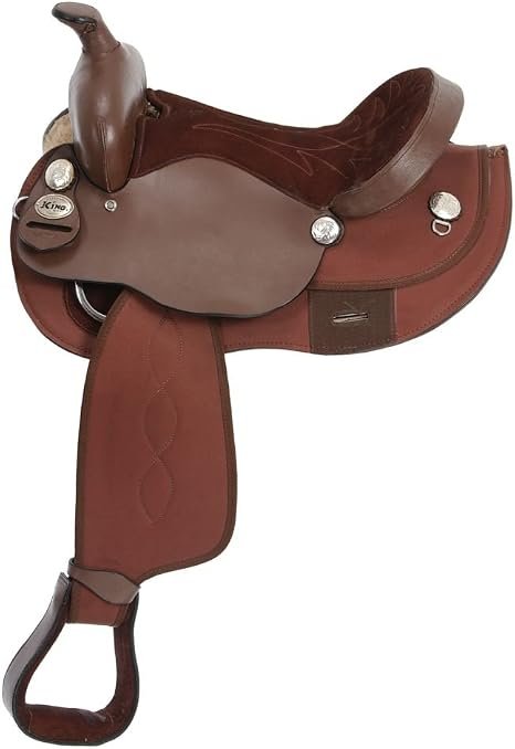 Tough-1 Eclipse Synthetic Round Skirt Trail Saddle
