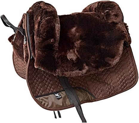 Engel Sheepskin-Lined Western Bareback Pad