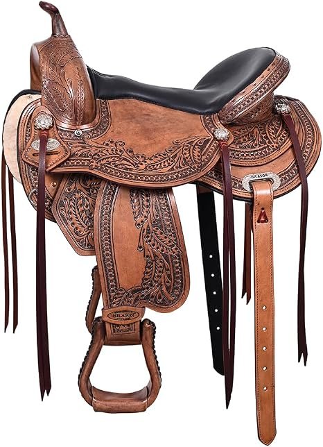 HILASON Flex Tree Western Trail Saddle